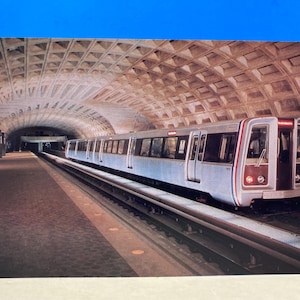 Washington D.C. Metro Tunnel Postkarte
