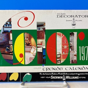 Sherwin Williams 1971 Color Trends Calendar