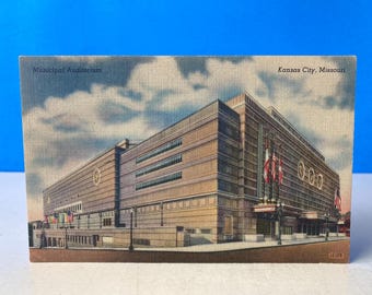 Municipal Auditorium Kansas City Postcard