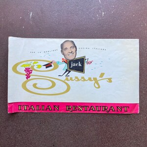 Menú del restaurante italiano Jack Sussy's OKC