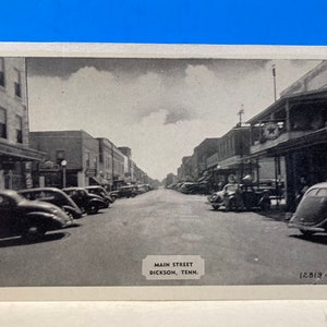 Carte Postale Rue principale Dickson Tenn