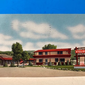 Avon Village Motel Manitou Springs Cartolina