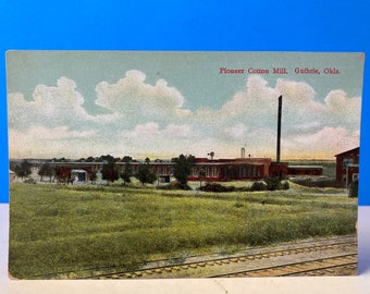 Pioneer Cotton Mill Guthrie Vykort