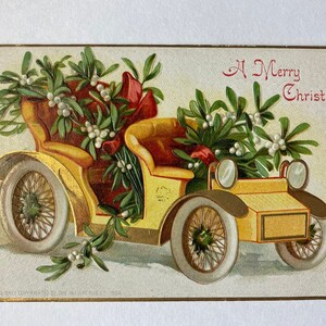 Una cartolina in rilievo di Buon Natale
