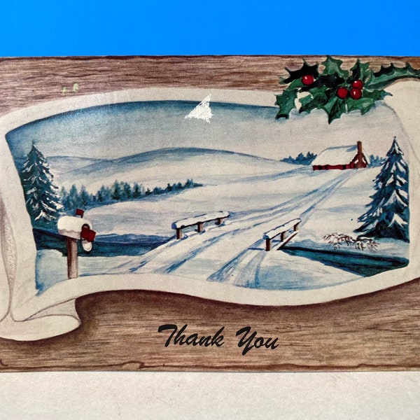 Mail Carrier Thank You Postcard