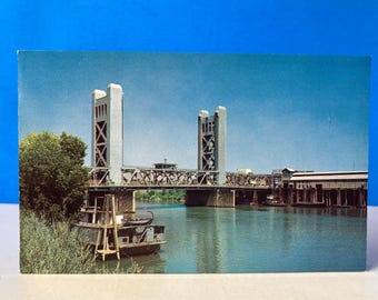 Tower Bridge Sacramento Kalifornien Vykort