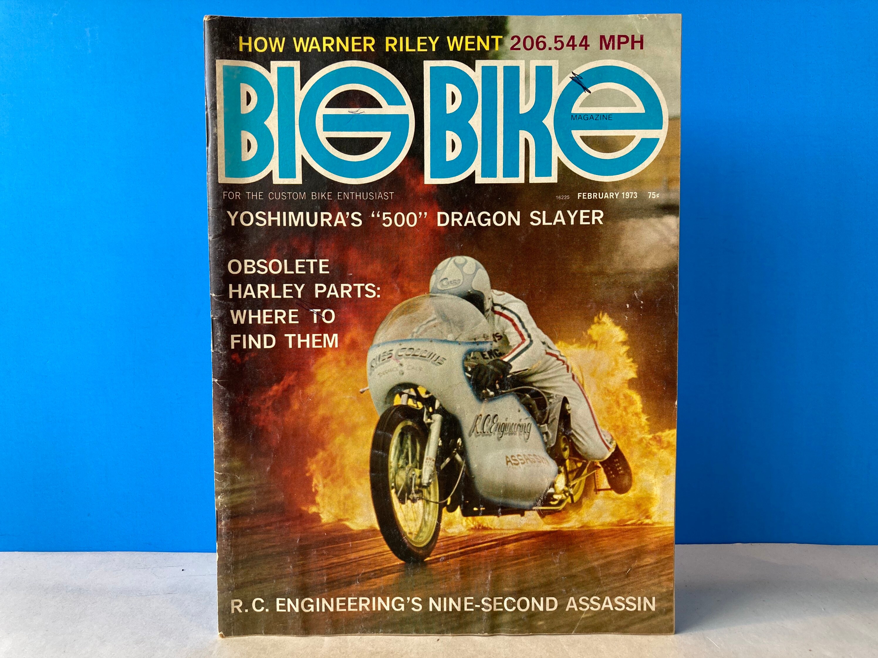 Big Bike Magazine February 1973 - Etsy