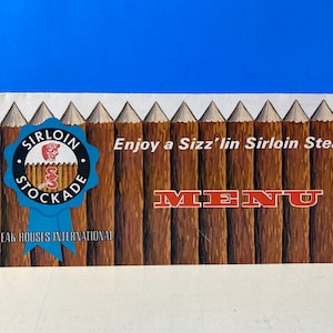 Sirloin Stockade Restaurant Menu