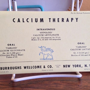Calcium Therapy Cotton Ink Blotter