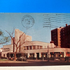 Greyhound Bus Klemme Washington D.C. Postkarte