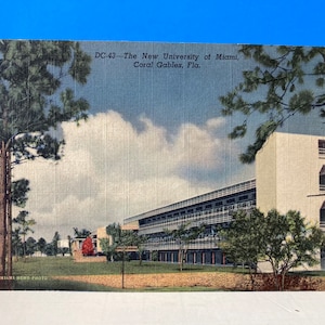 Cartão Postal A Nova Universidade de Miami