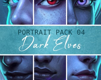 Portrait Pack 04 - Dark Elves