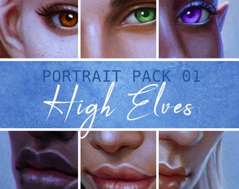Portrait Pack 01 - High Elves