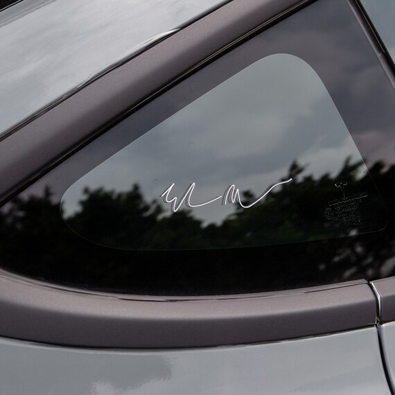 Tesla sale decal stickers