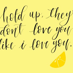 Modern calligraphy print (digital download)