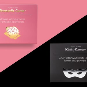 Naughty Valentines Gift, Sexy Date Ideas Box For Couples, Him, Her, Boyfriend, Card game for couples, Kinky and Romantic, Wedding Present