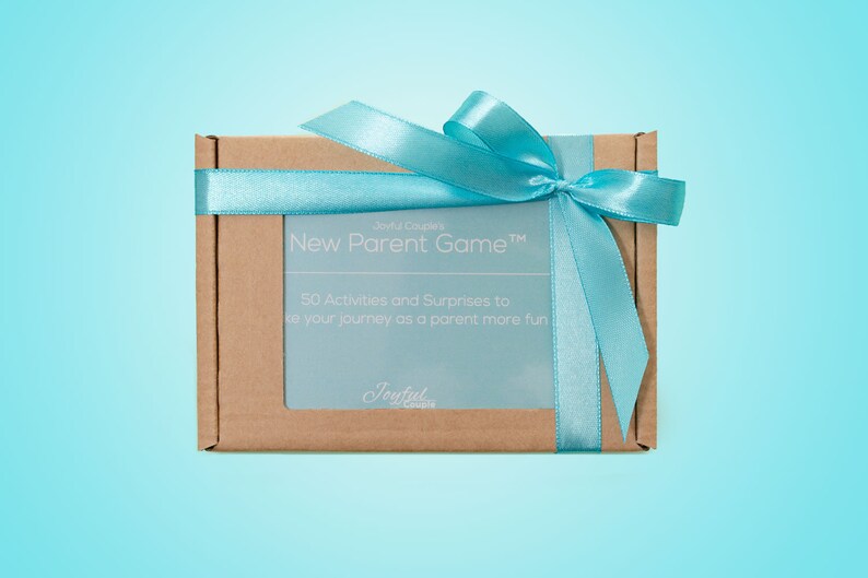 new baby gift gift for first time parents babysitting chore cards for parents New Parent Game gift for new mom Baby shower game