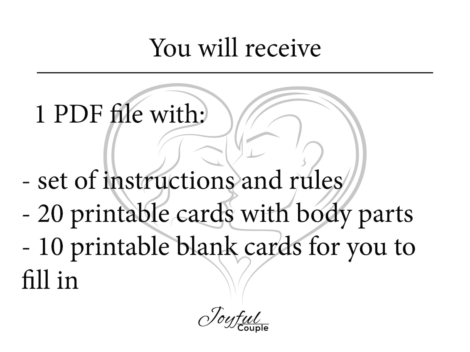 Printable Kissing Game for Couples Valentines Gift for Him Etsy