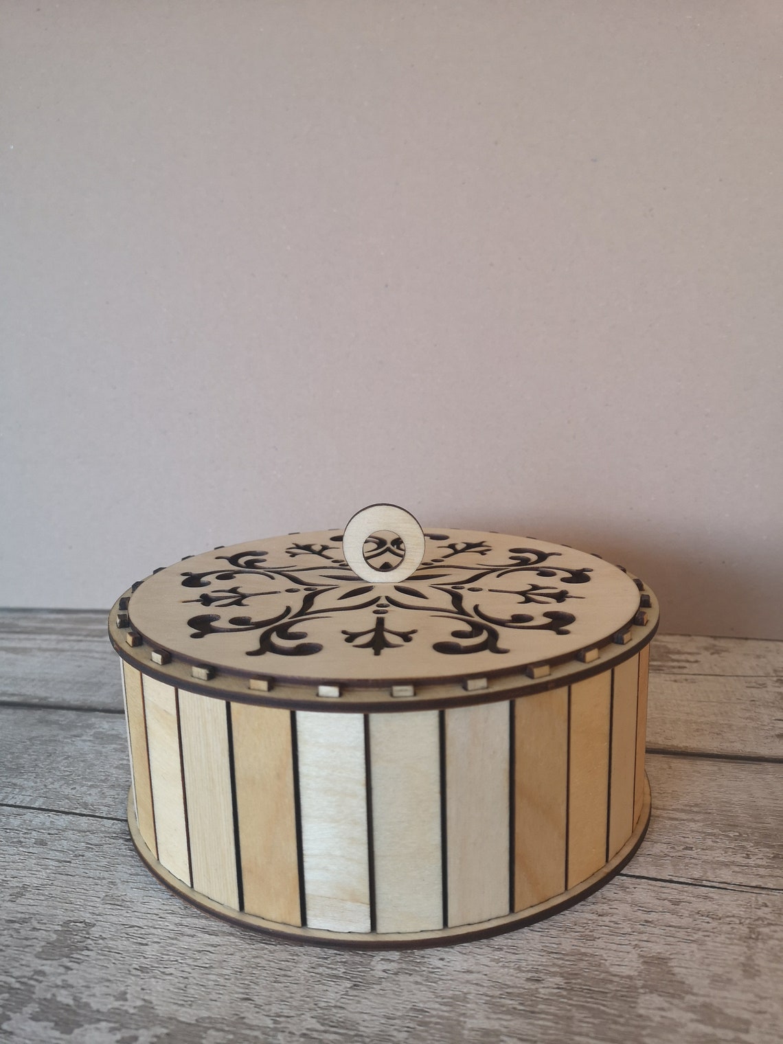 Wooden Storage Candy Cookies Box Home Party Decor Etsy