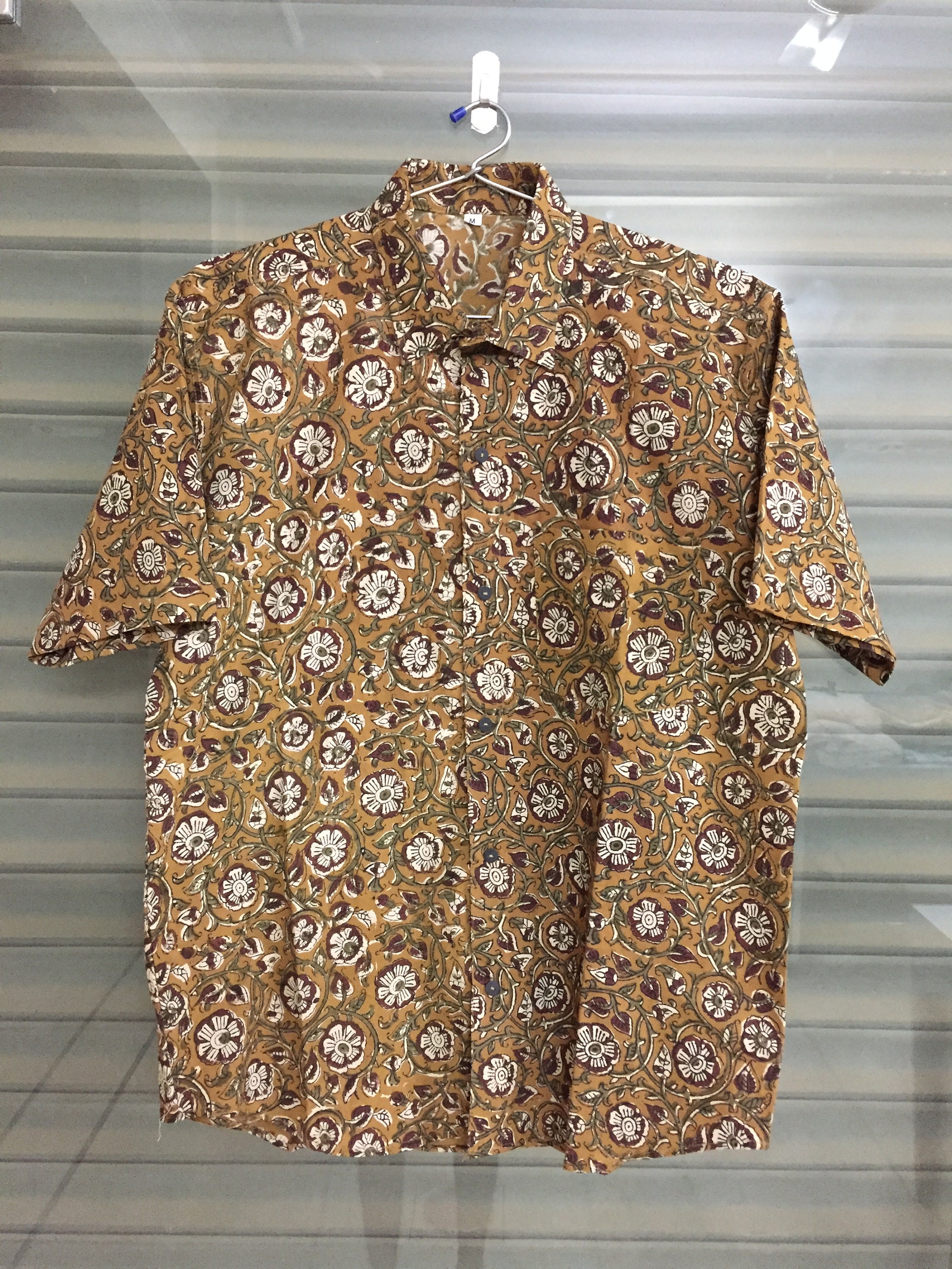 Block Print Cotton Shirts Mens Summer Shirt Hand Block Etsy