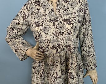 Cotton hand block print dress , Women handmade boho dress , Maxi  Dress , Long cotton dress , Summer dress for Women , Indian Printed dress