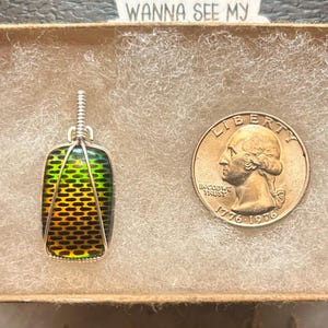 Wire Wrapped Rainbow Aurora Opal Pendant, Synthetic Opal Pendant, Fire Opal Pendant, Opal Wire Wrapped Pendant, Opal Wire Wrap Pendant