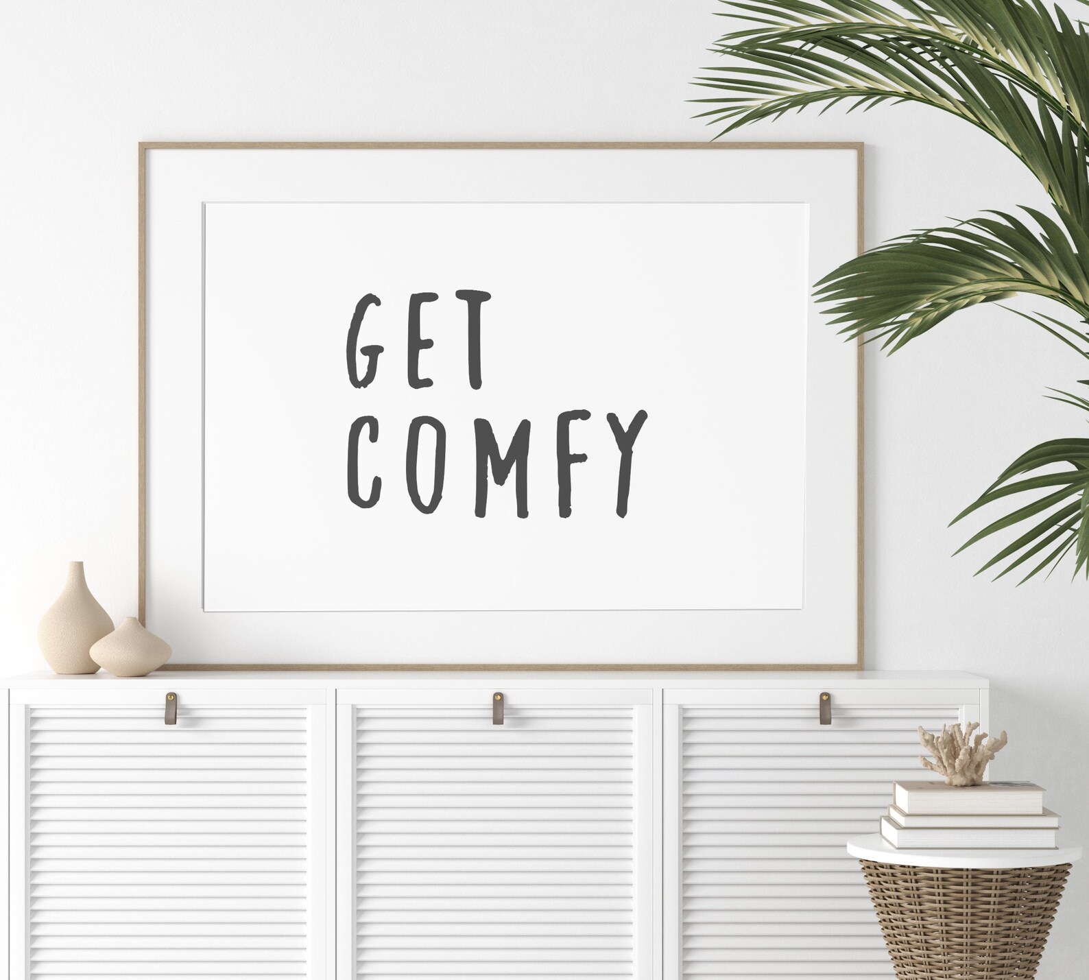 Get Comfy Printable Get Comfy Quote Art Quote Printable Etsy UK