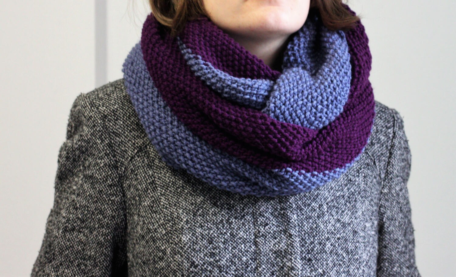 Knit snood scarf infinity snood for womens tube woman snood Etsy