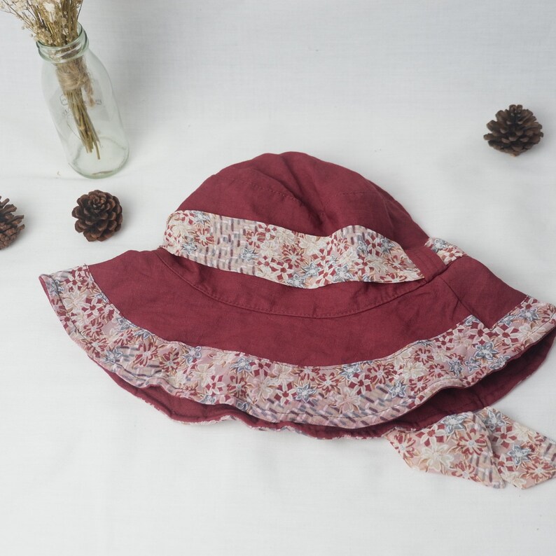 Vintage Bordoni hemp bucket hat made in Italy