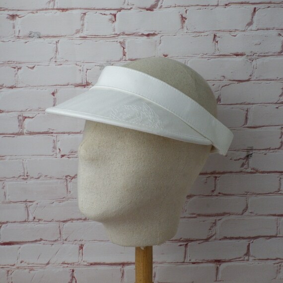 Vintage Gianni Versace sun visor hat made in Italy