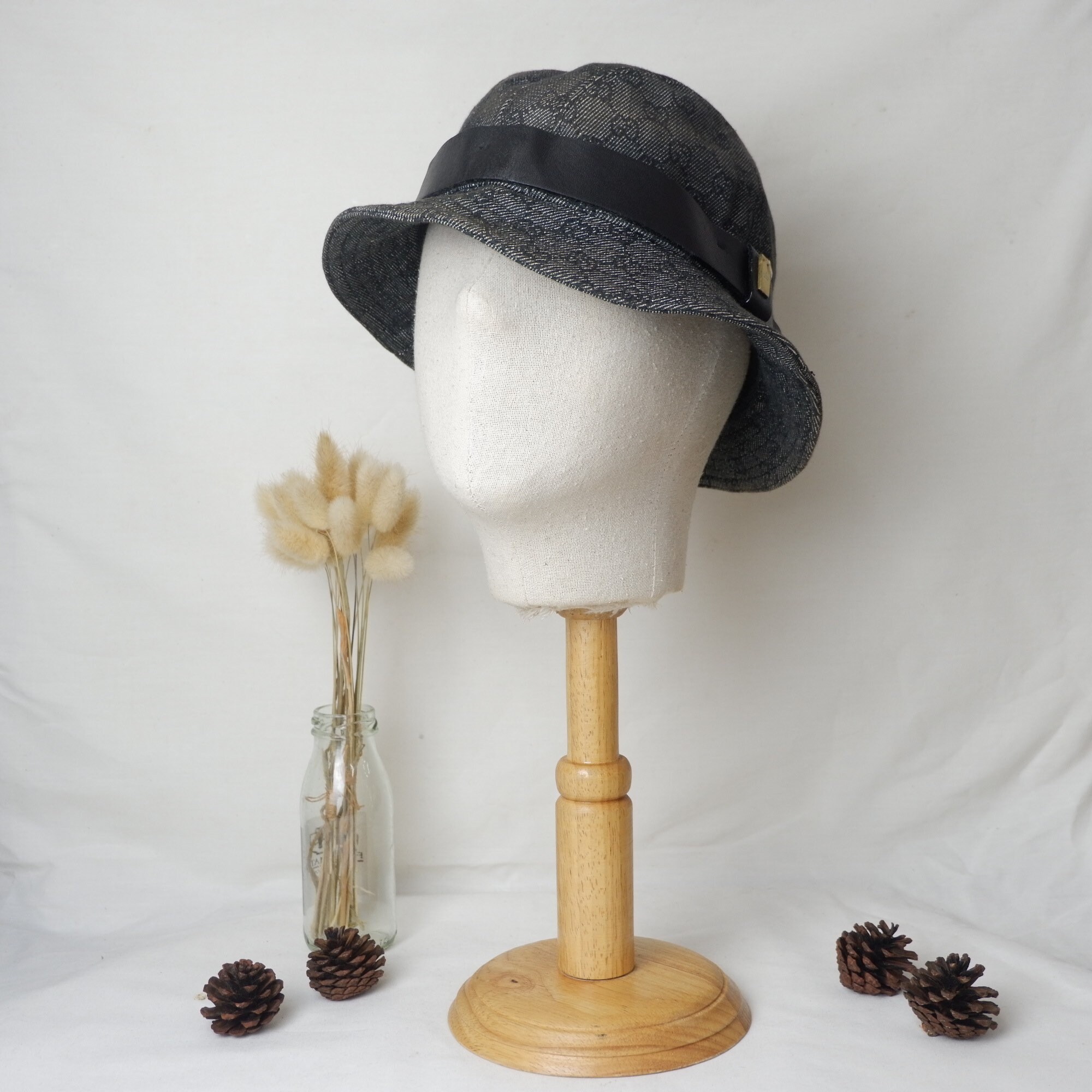 Vintage Gucci GG Monogram Charcoal 
