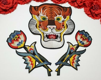Flower patch 10pc//set Iron on Halloween patches Taylor Swift Tiger patch