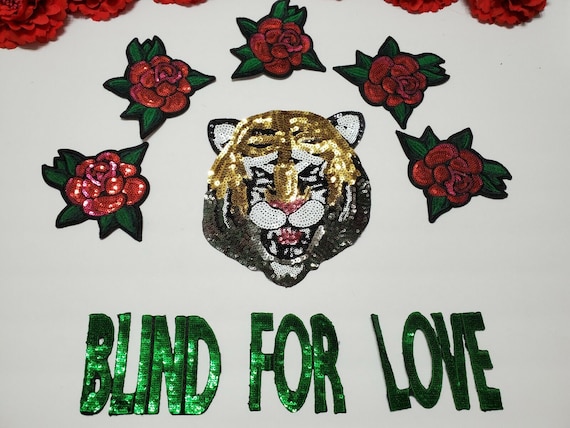 10pc/set, Tiger patch, Fashion Flower patches, Taylor Swift patches, Iron  on. Fast US Shipping!