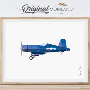 Fighter Aircraft Print, Airplane Print, Aircraft Print, Aviation Nursery, Airplane Wall Art, Vintage Plane, Kids Room Plane Art, Printable
