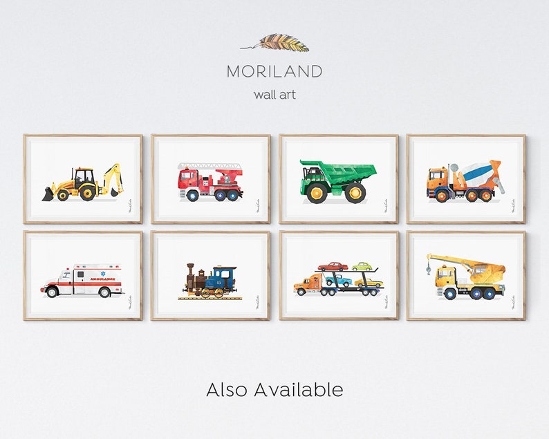 Tow Truck Print Tow Truck Printable Tow Truck Decor Etsy