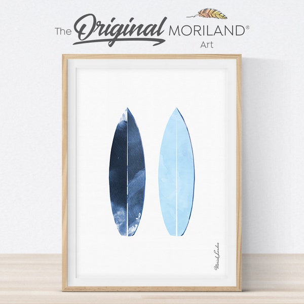 Surfboards Art Print, Printable Surfboards Wall Art, Nautical Art, Surf Art, Watercolor Surfboard, Coastal Bedroom Poster, Coastal Poster