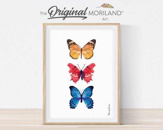 Butterflies Print Butterflies Wall Art Printable Toddler | Etsy