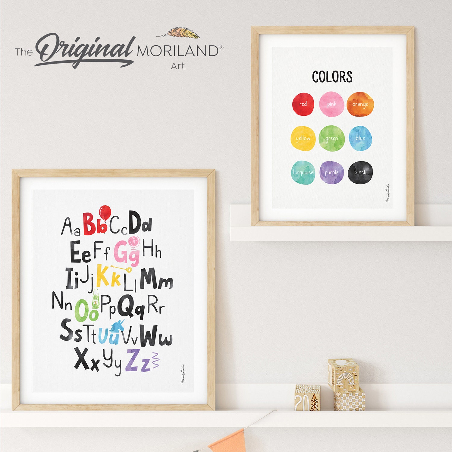 Educational Prints Set of 6 Printable Learning Posters Kids | Etsy