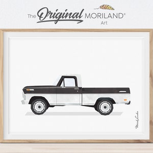 Truck Print, Pickup Truck Wall Art, Classic Car Print, Truck Art, Boy Nursery Wall Decor, Car Printable Poster, Transportation Art, MORILAND