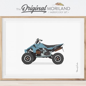 Quad Bike Print, Four Wheeler Art, Transportation Wall Art, Motocross Decor, Boy Bedroom Art, Toddler Wall Art, Kid Bedroom Decor, Printable
