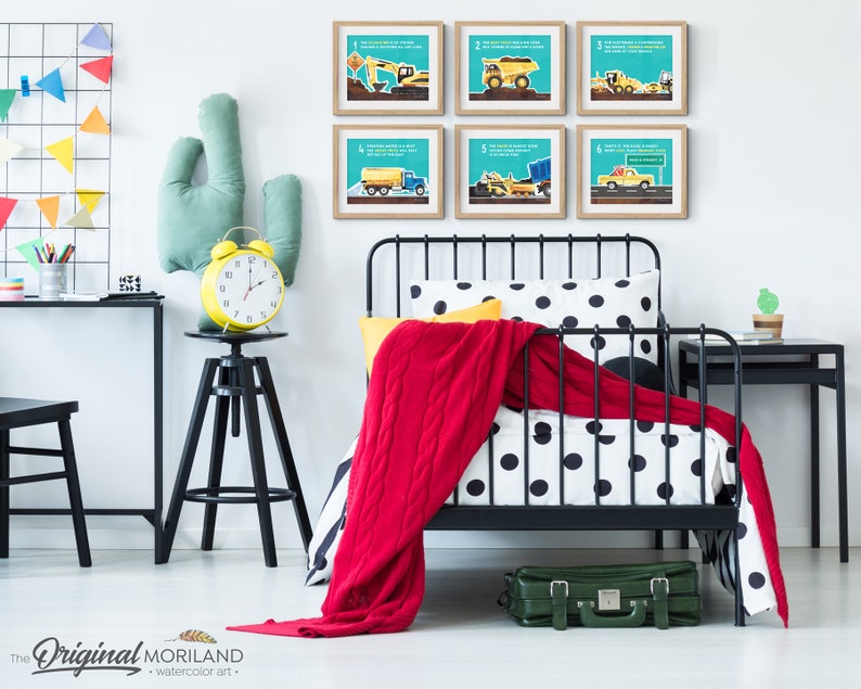 How to Build a Road Poem by MORILAND® Educational Wall Art Etsy