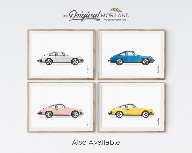 Car Art Print Classic Car Decor Vehicle Print Car Printable Etsy