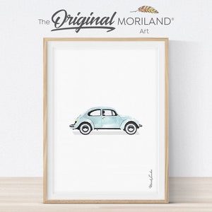 Classic Car Print, Car Wall Art, Vertical, Transportation Print, Vintage Car Printable, Big Girl Boy Room Decor, Boy Nursery Decor, MORILAND