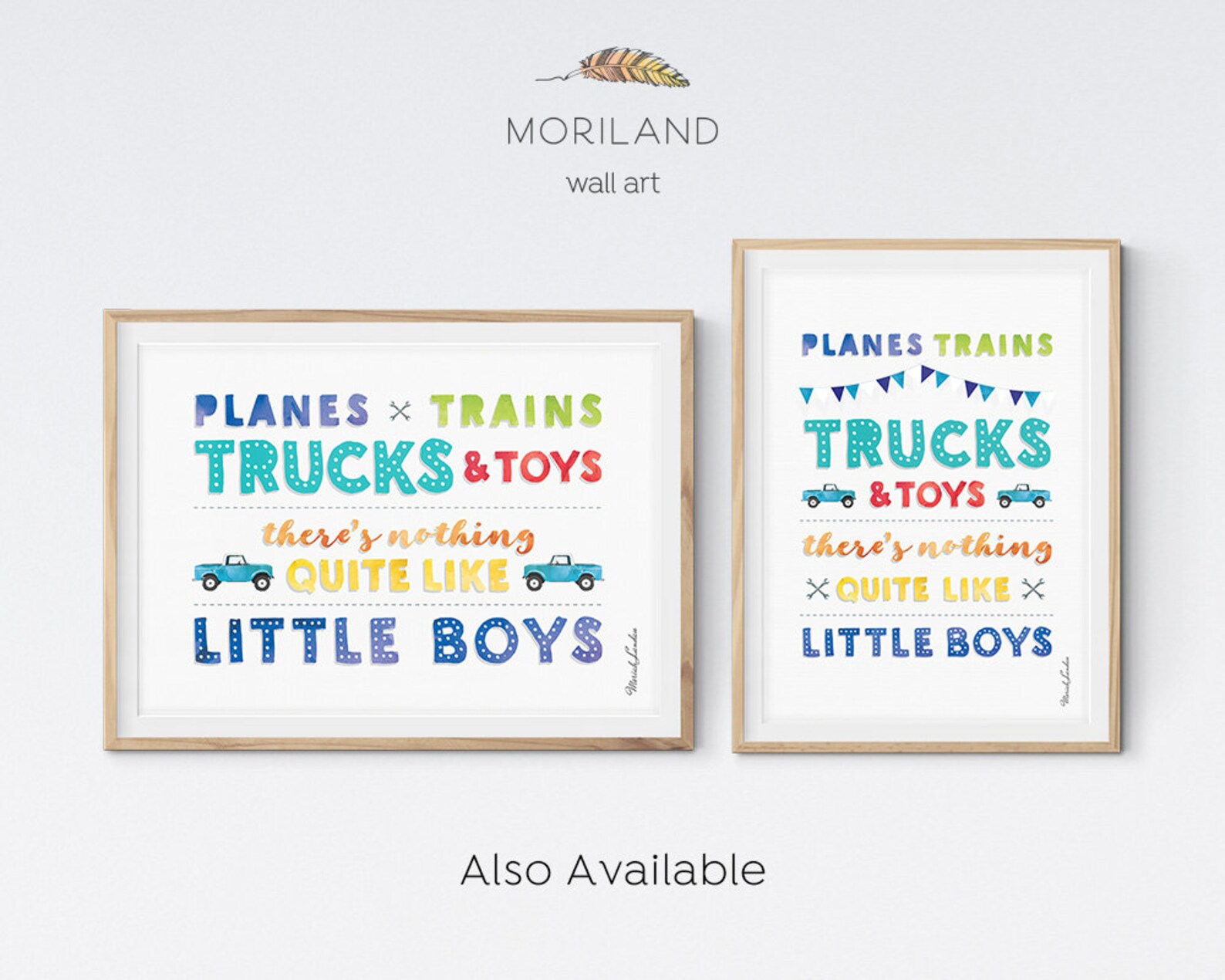 Planes Trains Trucks and Toys Print Transportation Art Etsy Australia