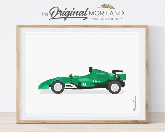 race car nursery decor