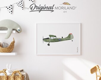 YIMEHDAN Set Di 6 Stampe Su Tela Con Aerei Ad Acquerello | Quadri Colorati Per Cameretta Bambini E Sala Giochi | Dimensioni 20x25 Cm (8x10 Pollici) | Decorazione Parete