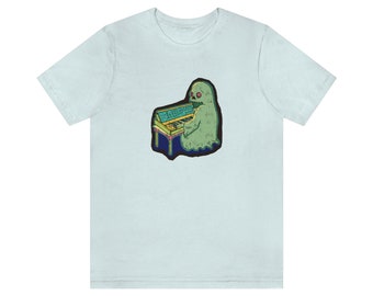 Supernatural Synthesizer - Ghost Synthesizer T Shirt - analog, retro, vintage, modular, 80s, 70s, synth, keyboard, piano, Graphic tee, punk
