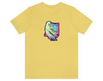 Modular Ghost Synthesizer T Shirt - analog, retro, vintage, modular, 80s, 70s, synth, keyboard, piano, Graphic tee, punk