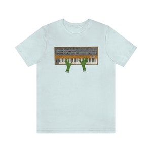 Analog Hands - Ghost Synthesizer T Shirt - analog, retro, vintage, modular, 80s, 70s, synth, keyboard, piano, Graphic tee, punk