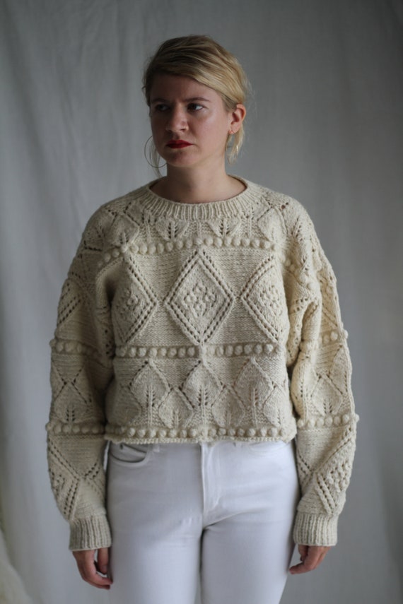 Wool Bobble Sweater
